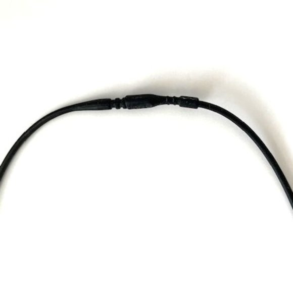 Black Choker Necklace with Purple Heart Pendant - Picture 4 of 5